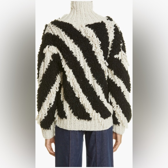 NWT Zimmermann Cosmic Stripe Wool Blend Turtleneck Sweater - Picture 2 of 12